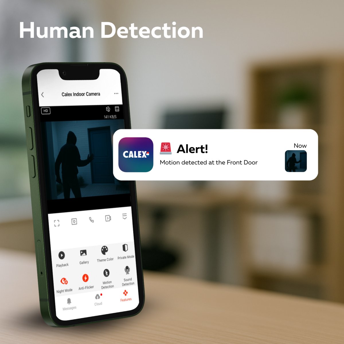 Calex Video Deurbel met Camera - Wit - afbeelding 4