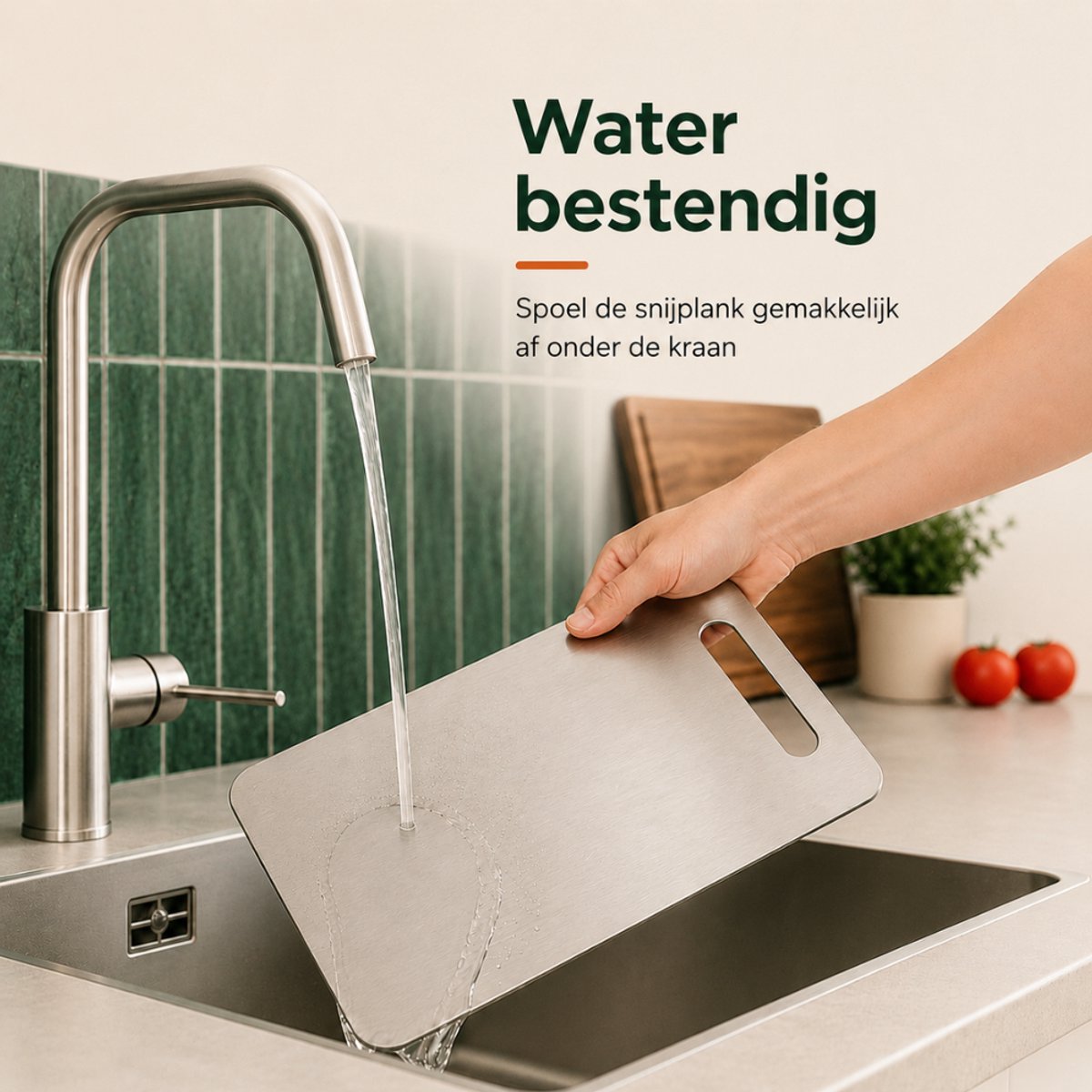 Organess 3-Delige RVS Snijplankenset - afbeelding 4