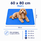 Hondenkoelmat 60 x 80 cm – Maat L – Verkoelende Mat voor Kleine Honden en Katten - Niet-giftige gel - afbeelding 3