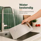 Organess 3-Delige RVS Snijplankenset (34x23 / 29x20 / 25x15cm) - Voor Keuken, Snijplanken, Kaasplank, Borrelplank en Tapasplank - Snijplanken RVS - afbeelding 4