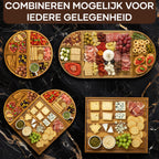 Villux Tapasplank - Borrelplank - Serveerplank - Kaasplank - Hapjesplank - Taspasplank Acacia - Borrelplank Magnetisch- Inclusief Ebook - 66CM - afbeelding 3