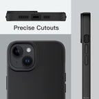 My Case telefoonhoesje geschikt voor Apple iPhone 13 / 14 hoesje siliconen - backcover - optimale bescherming - zwart - afbeelding 4