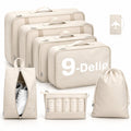 BOTC Packing Cubes Set 9-Delig - koffer organizer set - koffer organizer - afbeelding 1