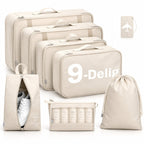 BOTC Packing Cubes Set 9-Delig - koffer organizer set - koffer organizer - afbeelding 1