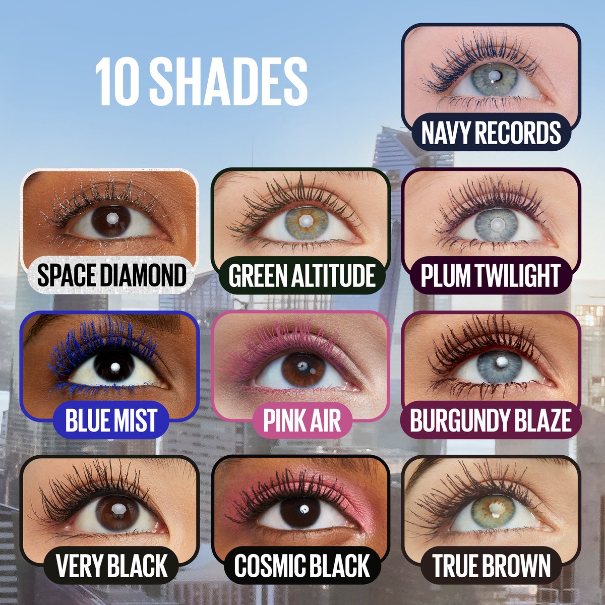 Maybelline New York - Lash Sensational Sky High Mascara - Very Black - Zwart - afbeelding 2