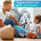 Snuffelmat Hond met 10 functies - Denkspel Hond - Blauw en Grijs - afbeelding 5