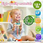 Casalora Montessori Speelgoed vanaf Baby 1 2 3 4 jaar - Educatief speelgoed voor baby's - Kinderspeelgoed Onderweg - Baby Speelgoed 6 7 8 9 10 Maanden - Ophangbaar - Baby-bijtspeeltjes - Baby sensorisch speelgoed - afbeelding 5