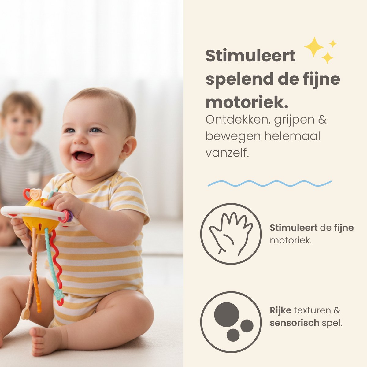 Bitey Montessori Baby Speelgoedset - 3 tot 24 maanden - afbeelding 2
