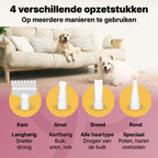 Jake and Jacky Professionele Hondenfohn - Waterblazer voor Honden - Hondenföhn met 4 Opzetstukken - Honden Droger - Stil Design - afbeelding 5