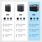 Auronic Koelbox Elektrisch 12V en 230 volt - 40L - Auto - Camping Koelkast - Koelen en Verwarmen - Frigobox - Zwart - afbeelding 5