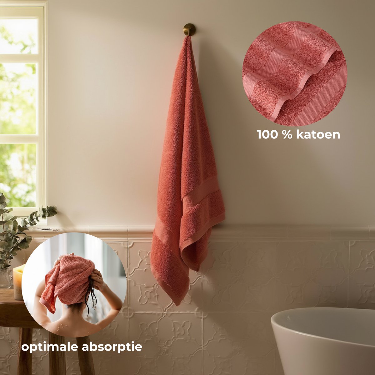 HUSH Living Badhanddoek - Per Stuk - 70×140 cm - afbeelding 3