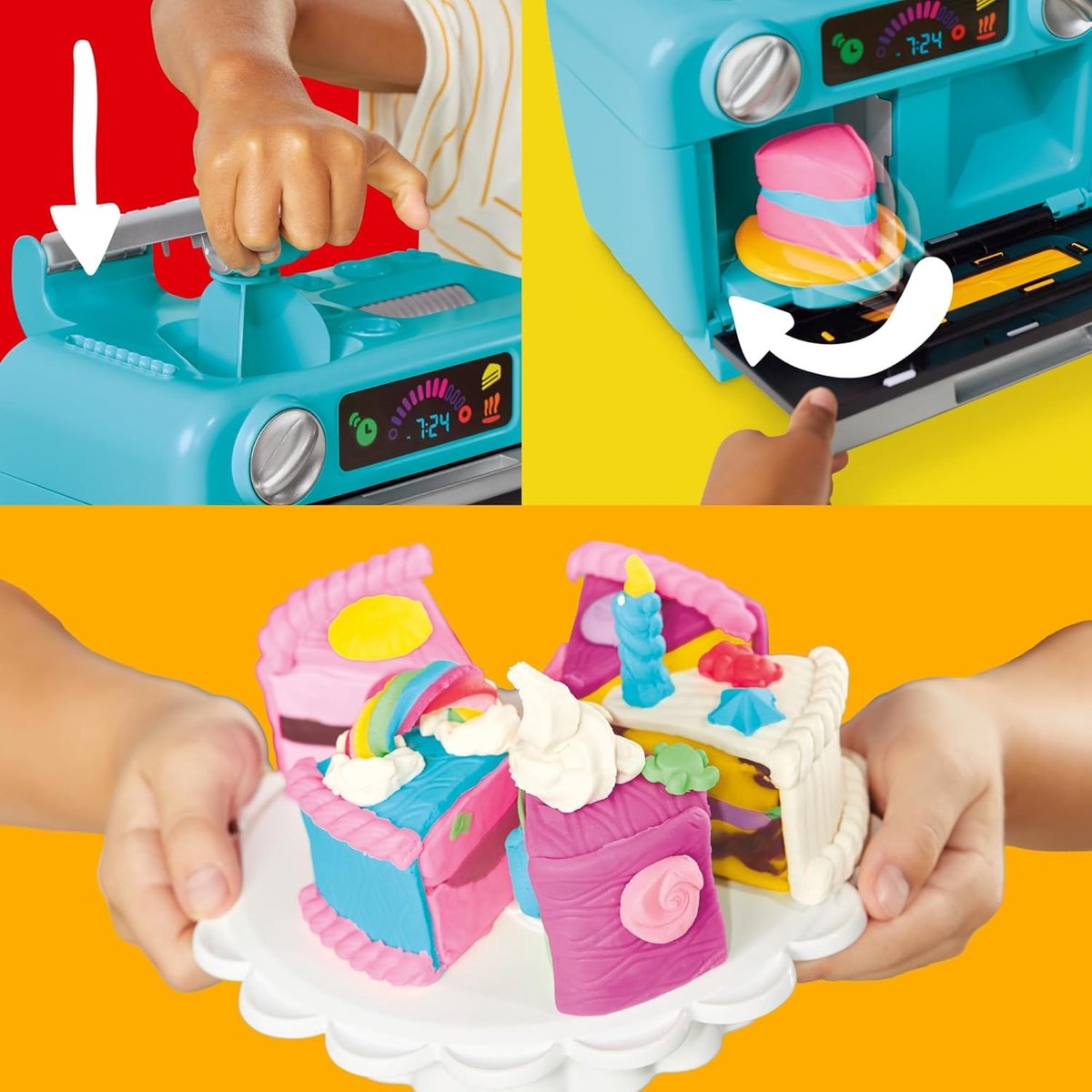 Play-Doh Taart met Laagjes - Boetseerklei - afbeelding 3