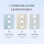 Bright Beauty® Make-up Spiegel met Verlichting - Hollywood Spiegel - 58×46 cm - 15 LED Lampen - afbeelding 4