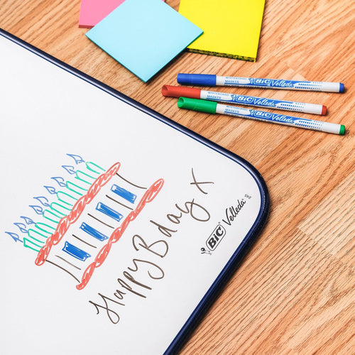 BIC Velleda - Whiteboard Stiften - Uitwisbaar - Stift - 8 Stuks - afbeelding 2