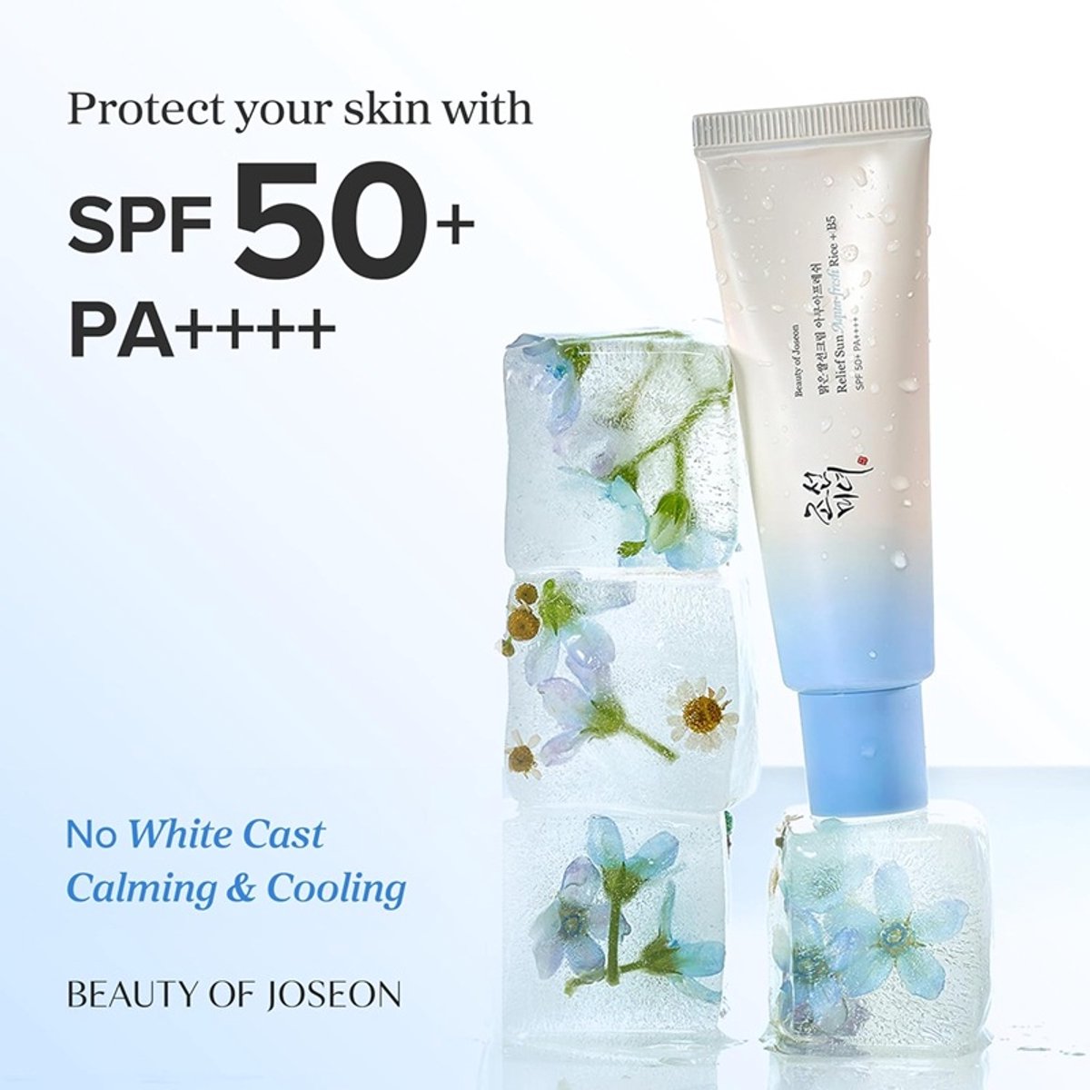 Beauty of Joseon Relief Sun Aqua‑Fresh: Rice + B5 SPF 50+/PA++++ - 50ml + Panthenol B5 - afbeelding 2
