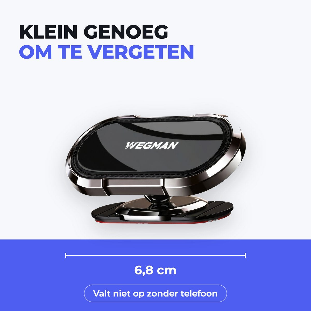 Wegman Telefoonhouders Auto Magnetisch - Dashboard - Off-Road & Drempel Proof Magneet - GSM Houder Mobiel Carkit - afbeelding 5