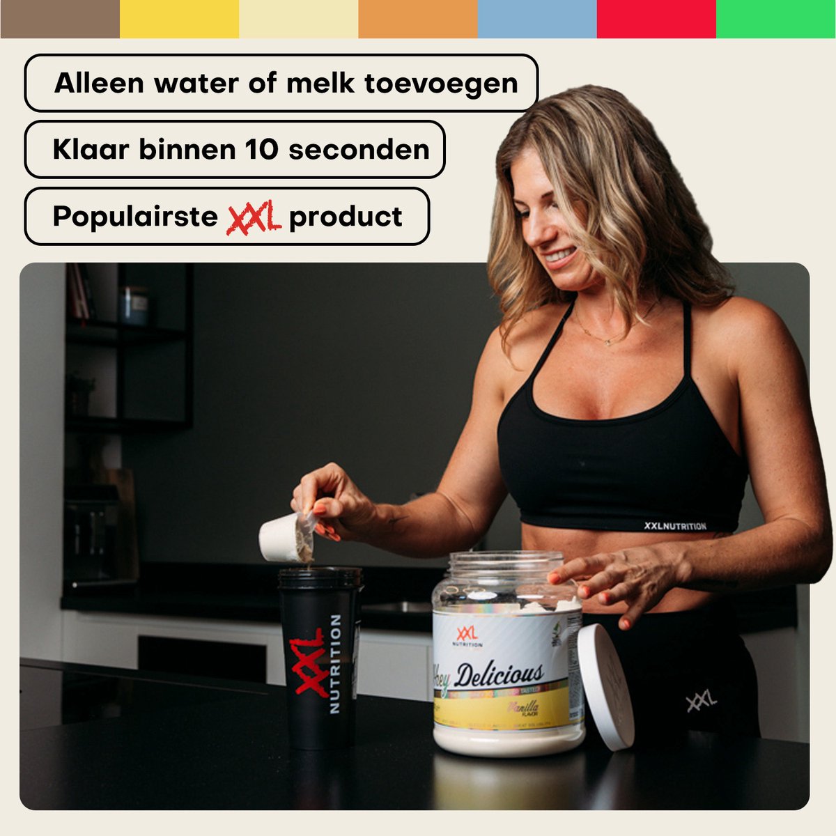XXL Nutrition - Whey Delicious - Vanille - Eiwitpoeder - 1000 g - afbeelding 5