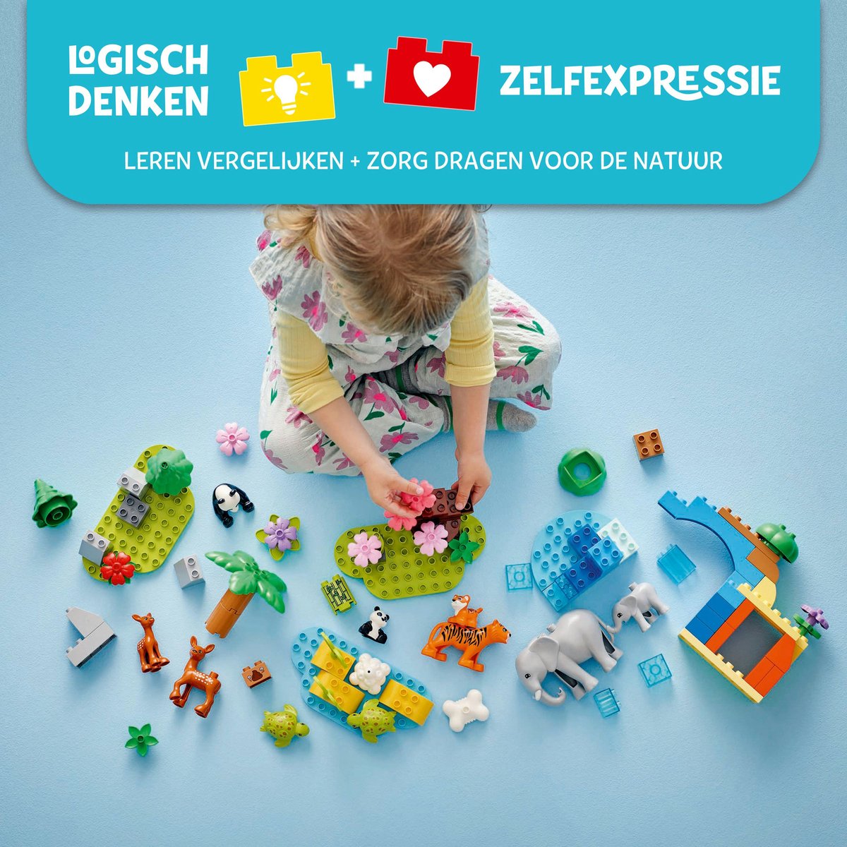 LEGO DUPLO Stad 3-in-1 families van wilde dieren - 10446 - afbeelding 3