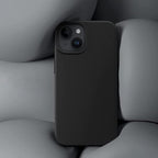 My Case telefoonhoesje geschikt voor Apple iPhone 13 / 14 hoesje siliconen - backcover - optimale bescherming - zwart - afbeelding 2