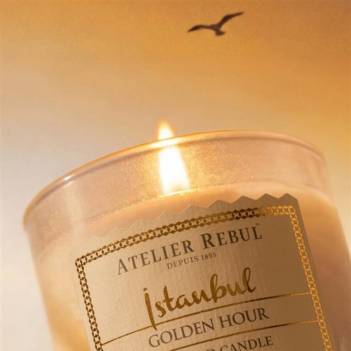 Atelier Rebul Istanbul Golden Hour - Geurkaars (210g) - 45 Branduren - afbeelding 4