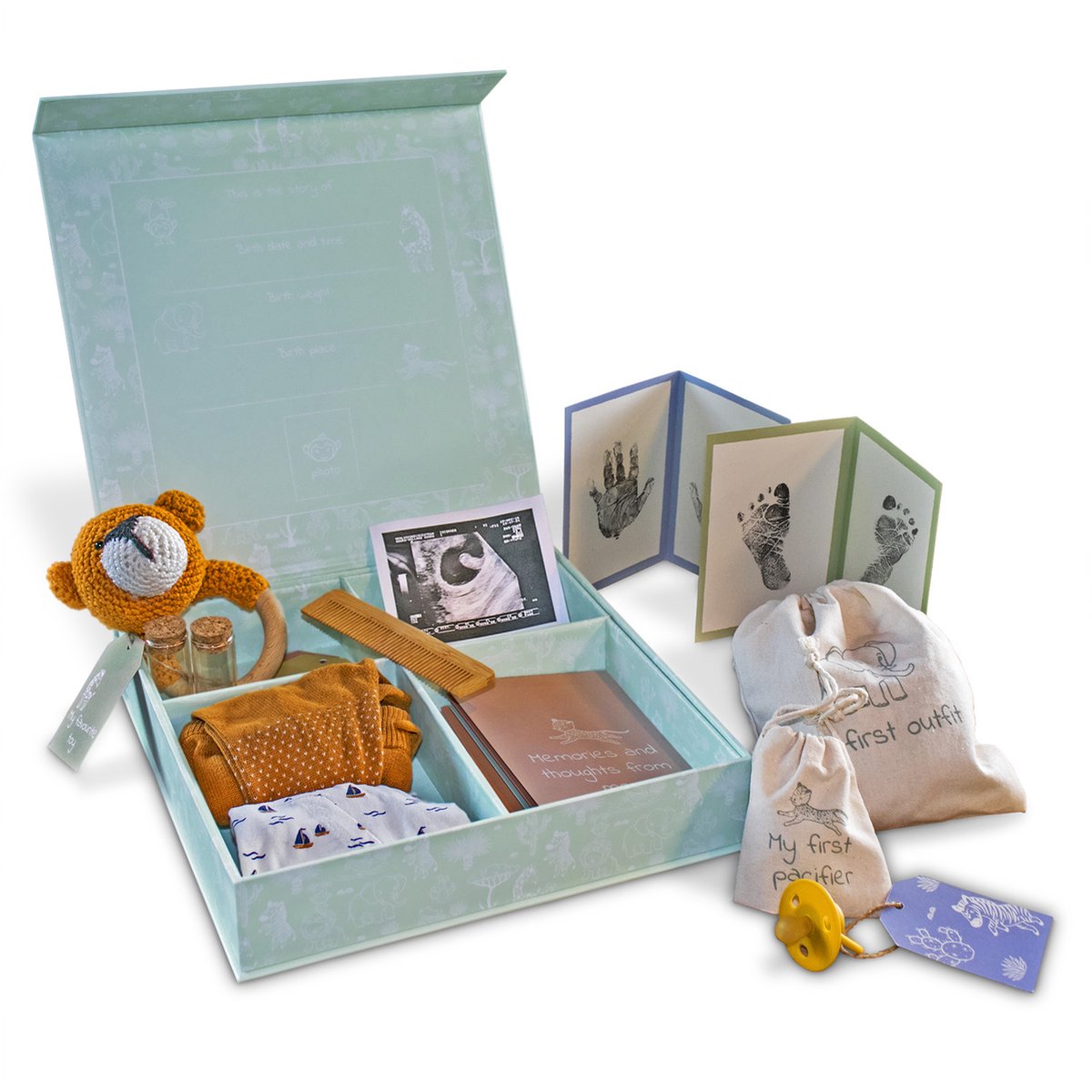 LUVION Baby Memory Box - 23-delige herinneringsset - afbeelding 1
