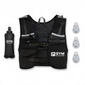 Gym Revolution - Hardloopvest met Verlichting en Waterfles - Reflecterend running vest met telefoonhouder - Zwart - afbeelding 1
