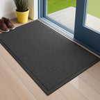 Schoonloopmat | XXXL | Droogloopmat voor binnen | 90x150 Antraciet | Anti slip deurmat - afbeelding 2