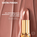 L’Oréal Paris Color Riche Satin Nude lipstick - 601 Worth it - Nude lippenstift - Formule verrijkt met arganolie - 4,54 gr. - afbeelding 2