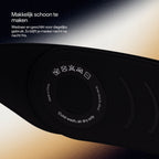 Loop Eclipse™-slaapmasker - Premium lichtblokkerend oogmasker voor slapen, reizen, dutjes en zijslapers - Zwart - afbeelding 2