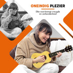 Finesse Ukelele - Starterset - 21" - Ukulele - Kind - Muziekinstrument - Houtkleurig - afbeelding 3