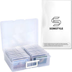 Somstyle Foto & Knutsel Organizer voor 1600 4R Foto's - 38 x 30 CM - Kleurgecodeerde Opbergbox - Opbergdoos met 16 Cassettes - Transparant - afbeelding 5
