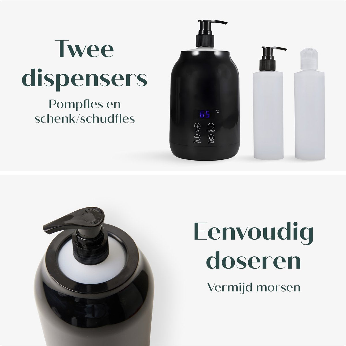 Relax Master Massage Olie Verwarmer - 2 GRATIS dispensers - Spa & Wellness - Elektrische flessenwarmer - afbeelding 3