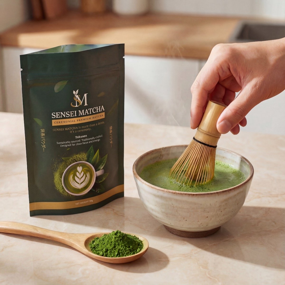 Ceremonial Matcha - Premium Matcha Thee poeder - Japanse Green thee Poeder - Japanse Matcha Thee - Pure Umami - afbeelding 1