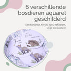 Rose & Ollie Mijlpaalkaarten baby - Bosdieren - babyshower - kraamcadeau - afbeelding 3