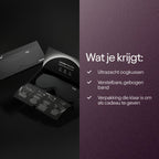 Loop Eclipse™-slaapmasker - Premium lichtblokkerend oogmasker voor slapen, reizen, dutjes en zijslapers - Zwart - afbeelding 3