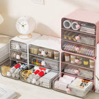 Ruimtebesparende Desk Organizer van Hoogwaardig Kunststof met Lades voor Kantoorbenodigdheden en Bureau-accessoires - afbeelding 3