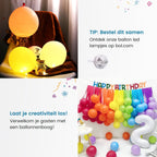 Partizzle 100 stuks Gekleurde Regenboog Latex Ballonnen - Ballonnenboog - Verjaardag / Carnaval Party Versiering - Helium Geschikt - 30 CM - afbeelding 5