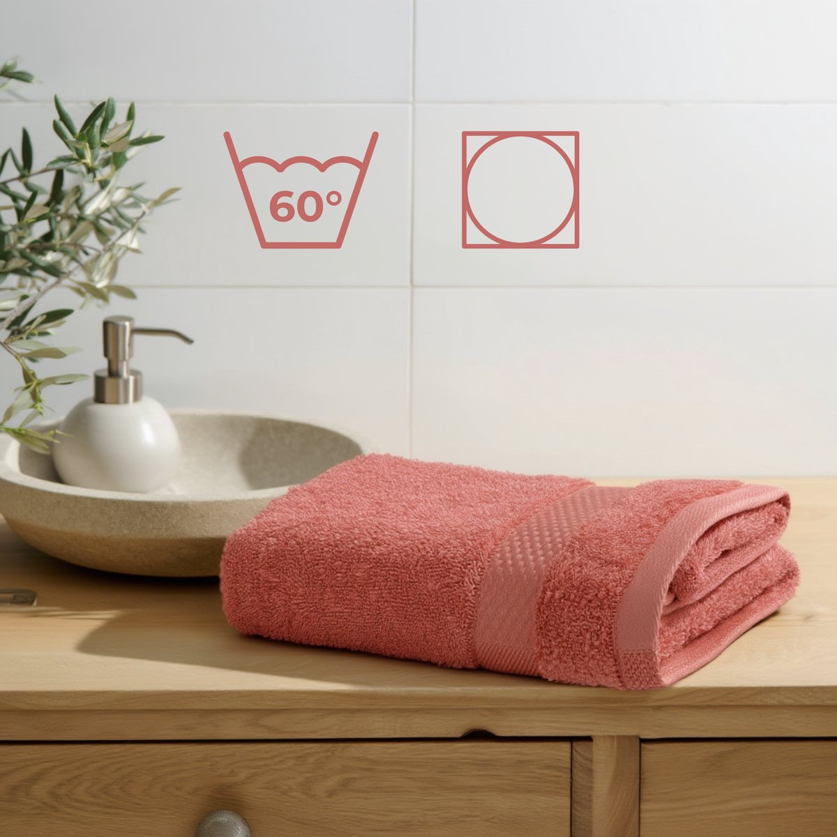 HUSH Living Badhanddoek - Per Stuk - 70×140 cm - afbeelding 2