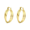 Lucardi Dames Goldplated oorbellen Zuria - Oorbellen - Cadeau - Staal - Goudkleurig - afbeelding 1
