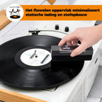 Pinguïn Records VinylCare ProBrush - Hoogwaardige platenborstel – Complete 3-delige set – Inclusief naald- en schoonmaakborstel - Antistatische platenborstel – LP borstel – Platenreiniger voor vinyl - afbeelding 3