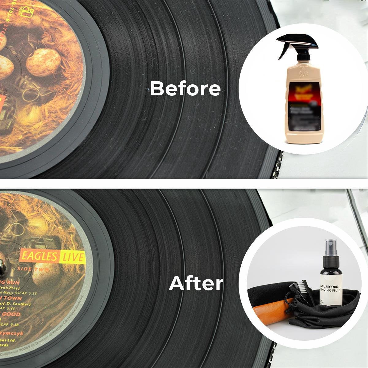 Platenborstel Premium Set - Antistatisch - Platenreiniger - LP Borstel - Vinyl Borstel - Vinyl Reiniger - LP schoonmaakset - LP Reinigingsset - LP Reiniger - Vinyl Cleaning Kit - Platen Schoonmaakset - Naaldborstel Platenspeler - afbeelding 3