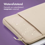imoshion Laptop sleeve met vak - Laptop Hoes geschikt voor 14 / 14.2 inch - Sandstone - afbeelding 2