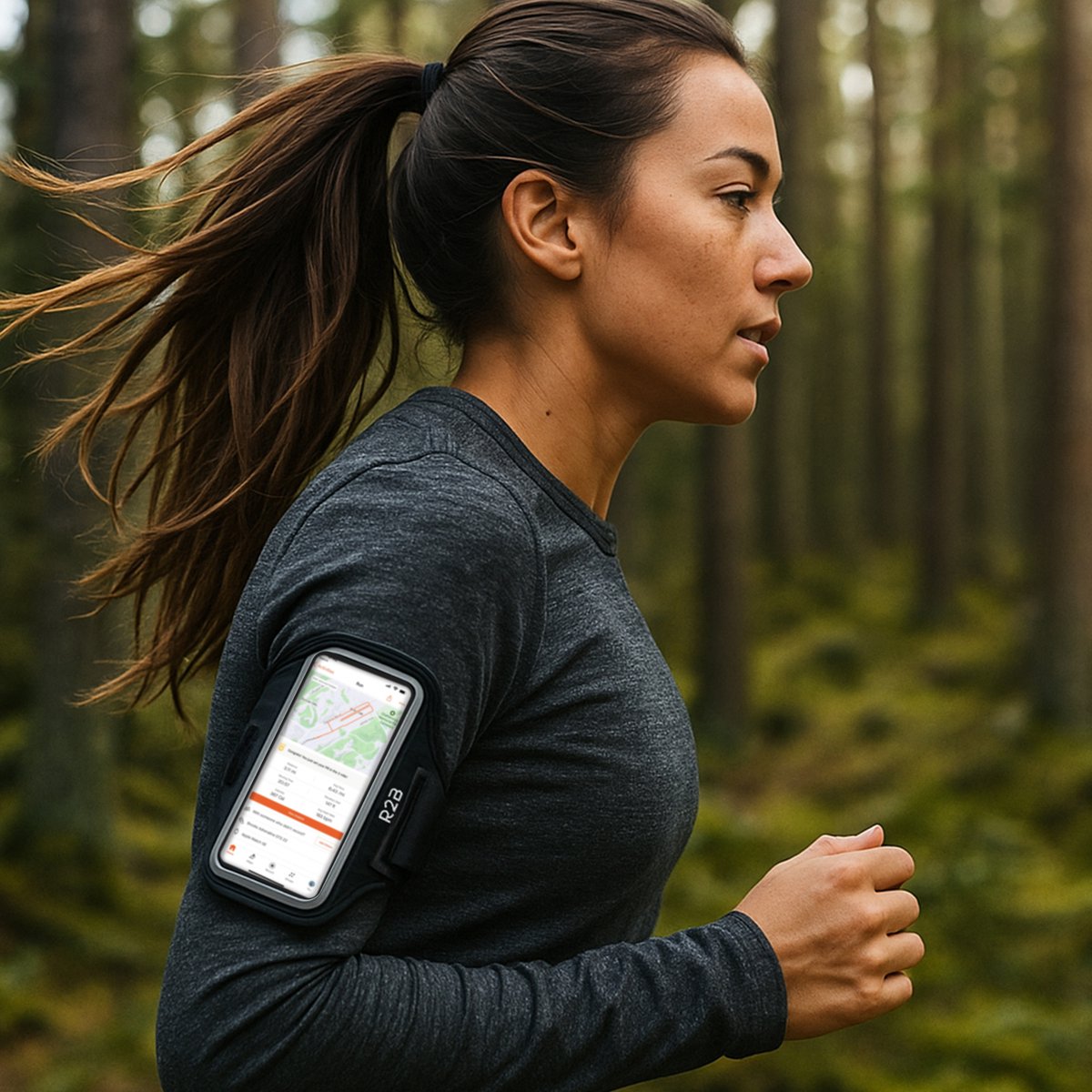 R2B Hardloop Telefoonhouder t/m 7 inch - Waterdicht - Reflecterend - Sportband - afbeelding 4