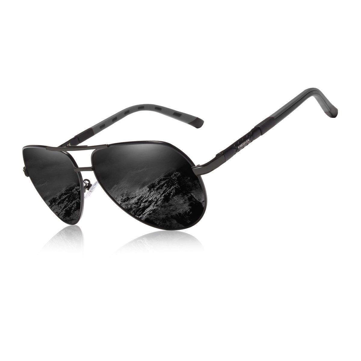 Kingseven Zwart - Gepolariseerd - Zonnebril Heren - Sunglasses - Zomertrend - afbeelding 1