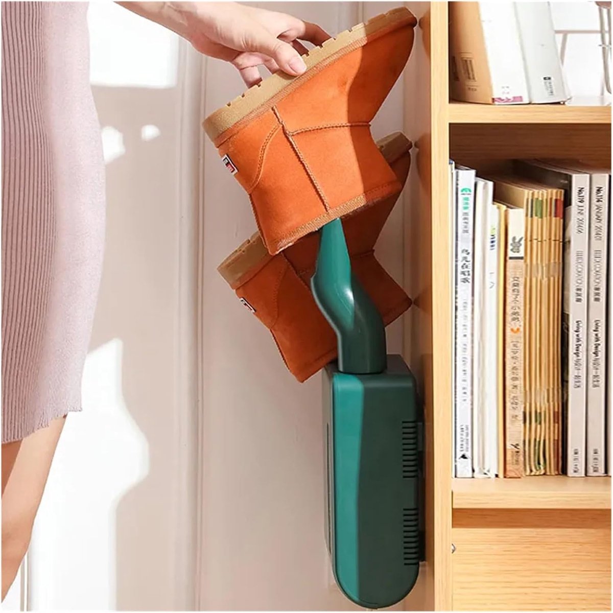 Montzys® Schoenendroger en Schoenverfrisser - Schoendroger Electrisch - Monteerbaar op de Muur - Elektrische Schoendrogers - Schoenen Droger met Timer & Droogfunctie - afbeelding 4
