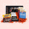 Filmpakket - Filmbox cadeau met Jimmy's popcorn, M&Ms, filmcadeaukaart voor een mooi avondje thuisbios - afbeelding 1