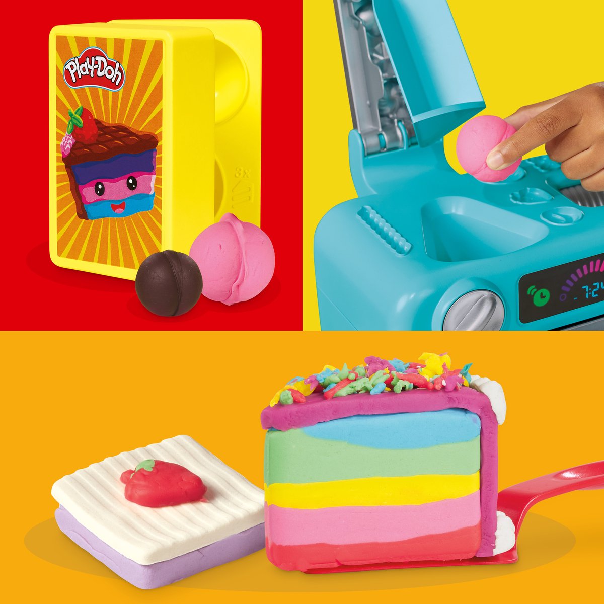 Play-Doh Taart met Laagjes - Boetseerklei - afbeelding 5
