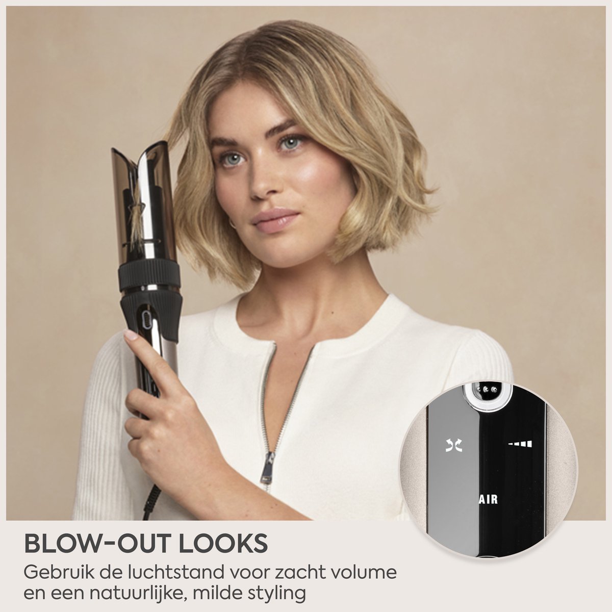 BaByliss Style Secret Air Automatische Krultang - Auto-Curl Technologie - Prachtige Krullen en Golven - Snel en Veilig Stylen - 3 draairichtingen - 4 timerinstellingen - afbeelding 5