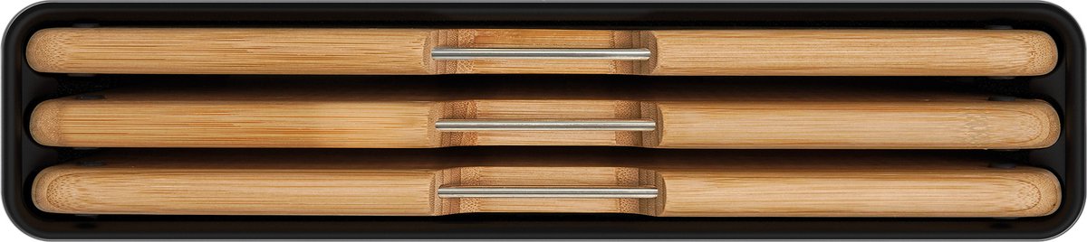 Joseph Joseph Folio - 3 Bamboe Snijplanken met Houder - afbeelding 2