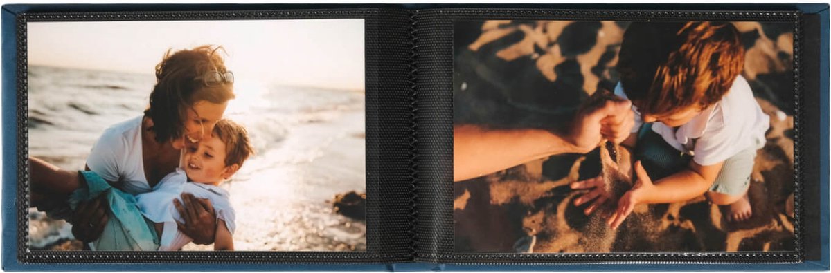 SecaDesign Fotoalbum insteek Vita groen - 36 foto’s 10x15 cm - foto etui - VIT3615TU - afbeelding 2